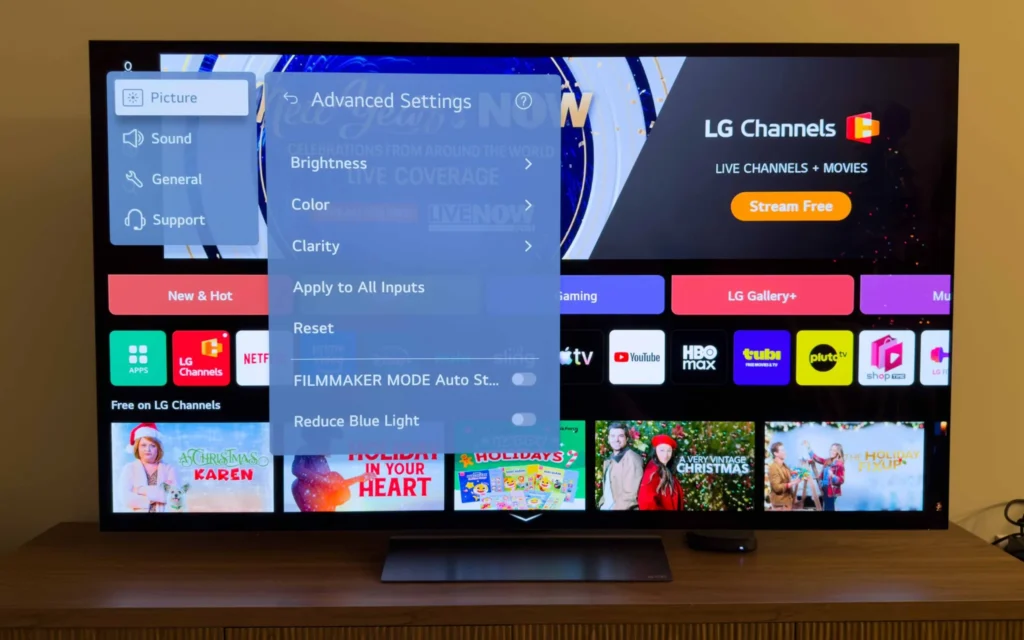 LG C5 OLED Interface