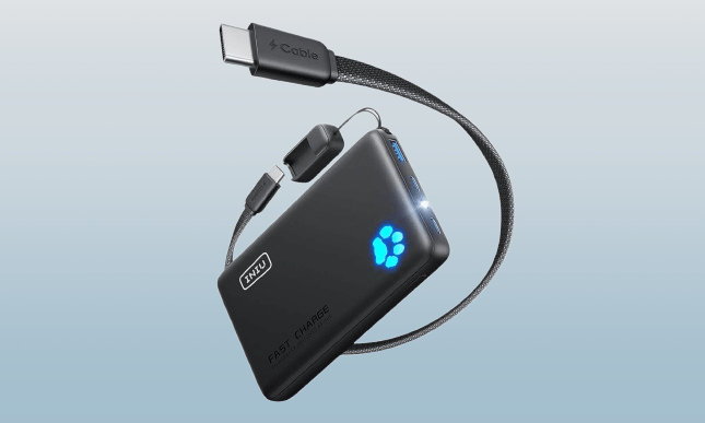 INIU 10,000 Wired Power Bank