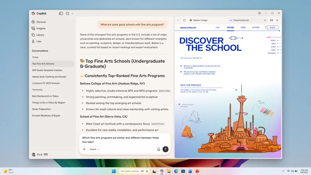 Microsoft Copilot app updates