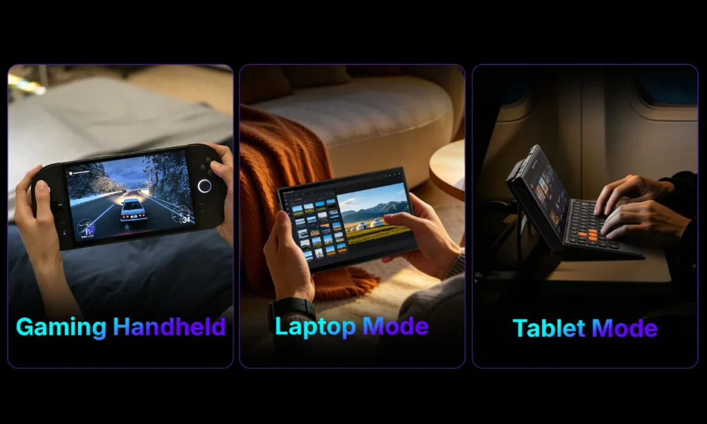 ONEXPLAYER X2 Mini Pro modes