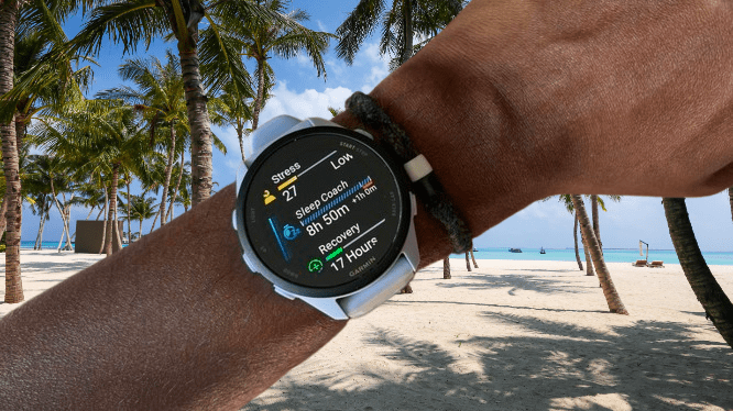 Garmin Forerunner 70 screen