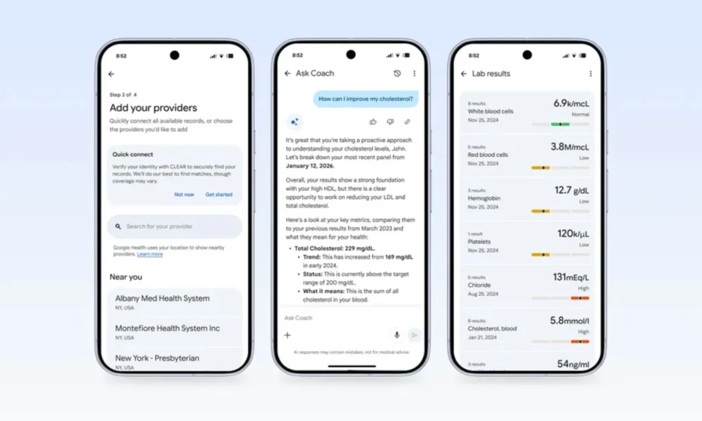 Google Health Smart Health Links