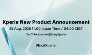 Sony Xperia new product announcement