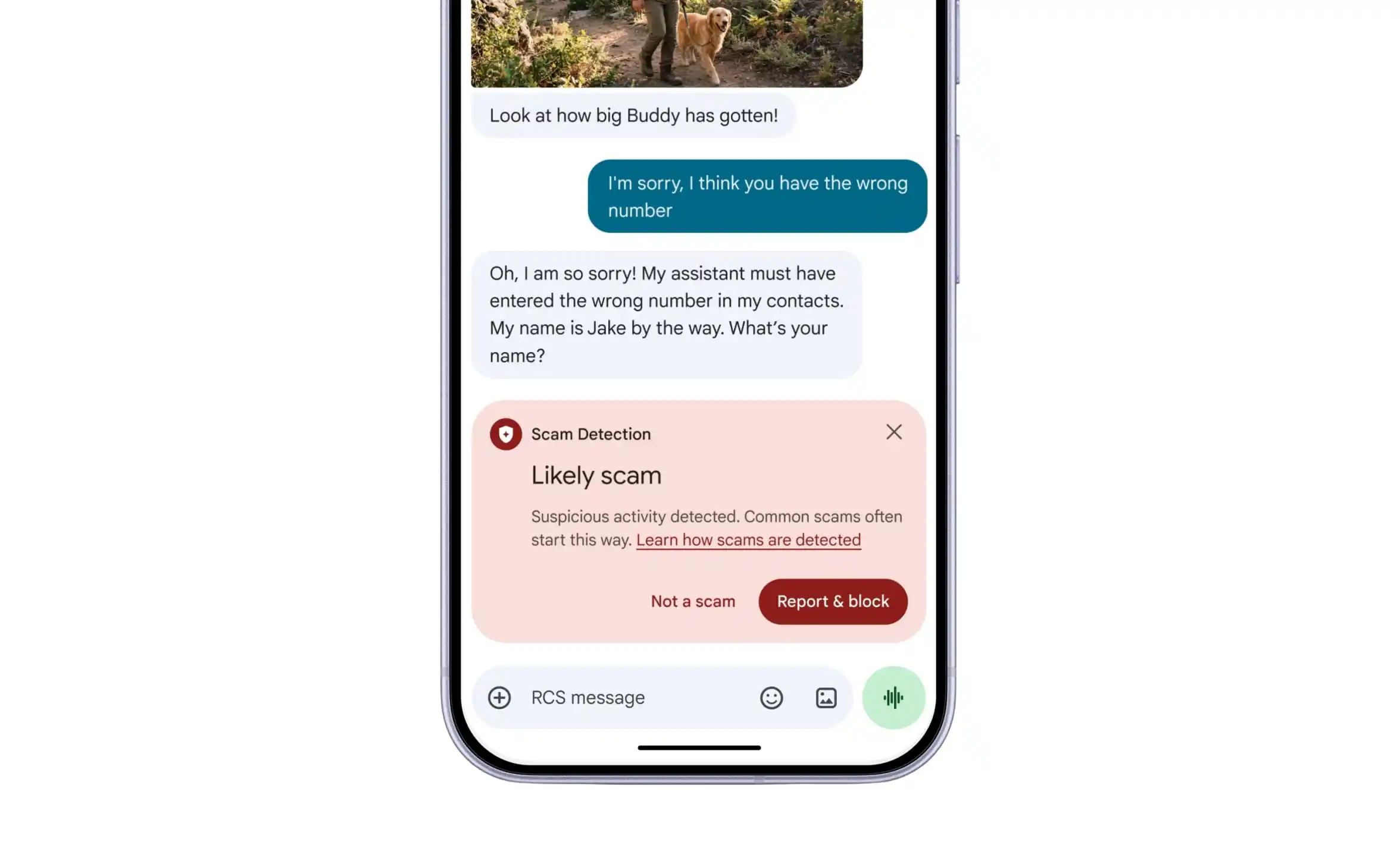 Google Messages Enhanced Protection